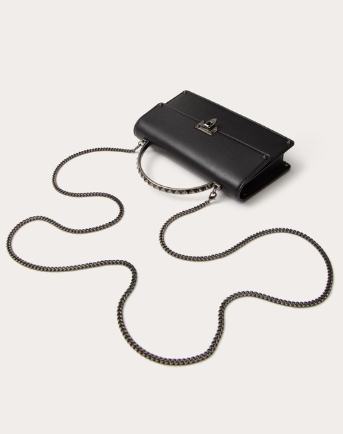 Red Valentino MINI BORSA A MANO ROCKSTUD IN VITELLO