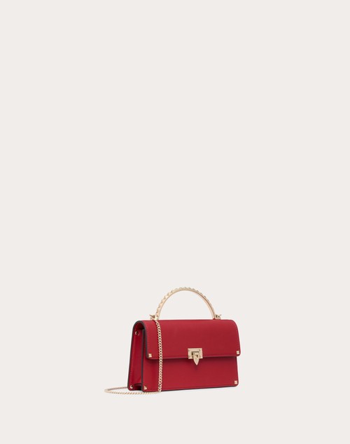 Red Valentino MINI BORSA A MANO ROCKSTUD IN VITELLO