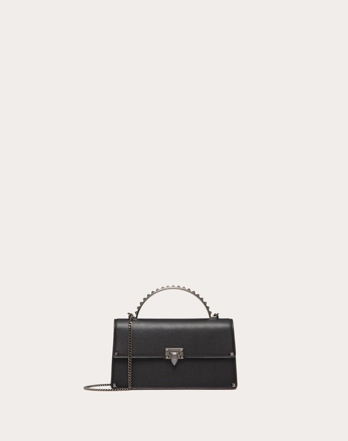 Red Valentino MINI BORSA A MANO ROCKSTUD IN VITELLO