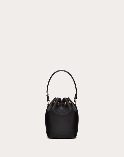 Red Valentino MINI BORSA A SECCHIELLO VLOGO SIGNATURE IN NAPPA