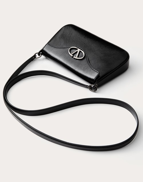 Red Valentino MINI BORSA A TRACOLLA VLOGO THE BOLD EDITION IN VITELLO LUCIDO