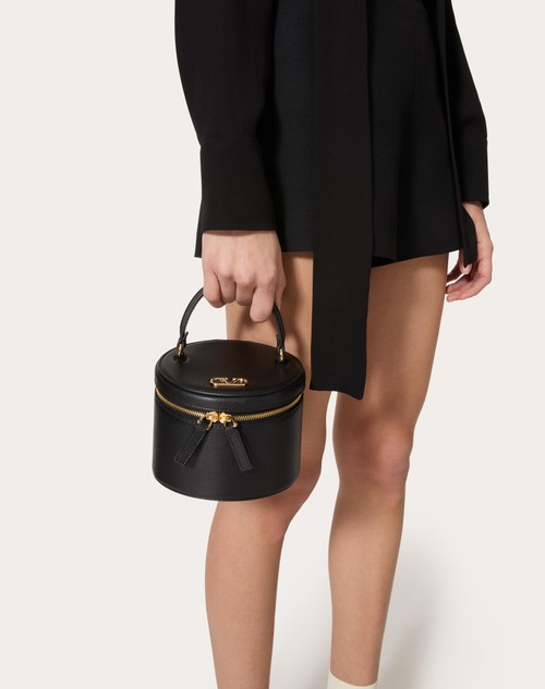 Red Valentino MINI VANITY PORTA GIOIELLI VLOGO SIGNATURE IN VITELLO