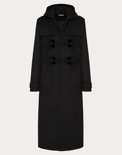 Red Valentino MONTGOMERY IN LANA E CASHMERE CON RICAMI ALTORILIEVO