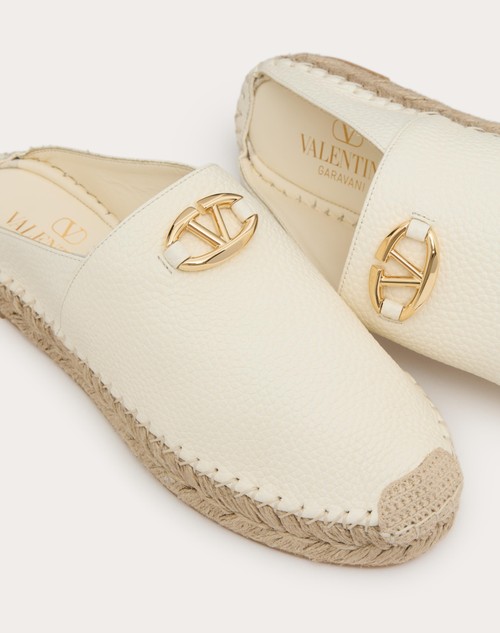 Red Valentino MULE VLOGO THE BOLD EDITION IN VITELLO GRANATO 25MM