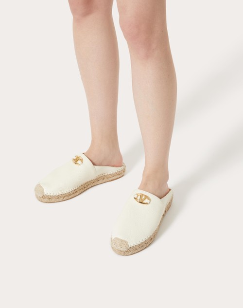 Red Valentino MULE VLOGO THE BOLD EDITION IN VITELLO GRANATO 25MM