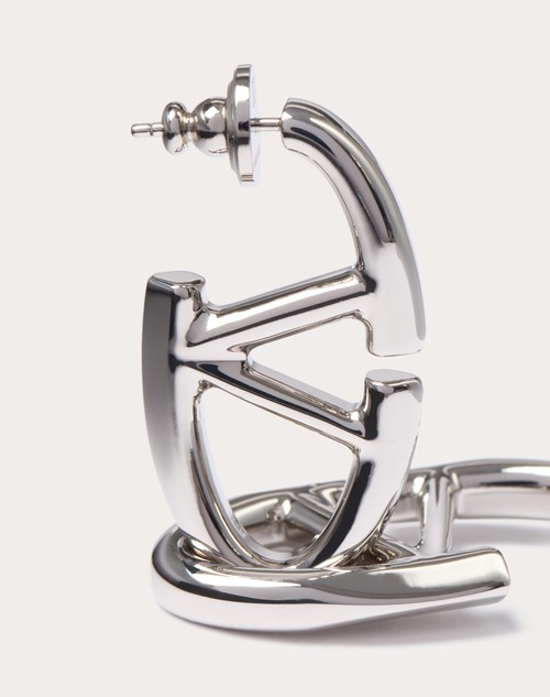 Red Valentino ORECCHINI VLOGO THE BOLD EDITION IN METALLO