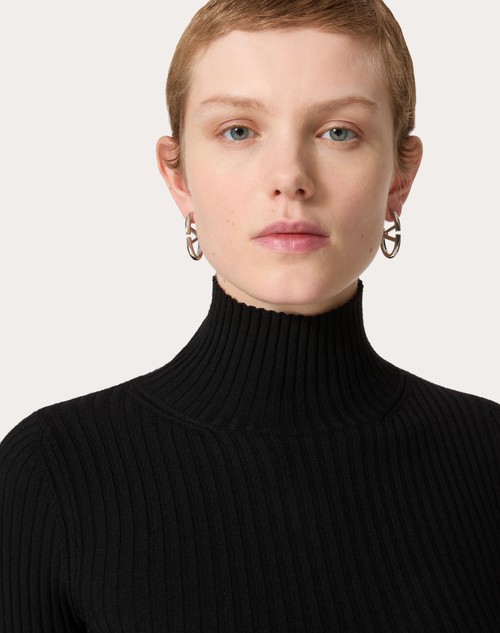 Red Valentino ORECCHINI VLOGO THE BOLD EDITION IN METALLO