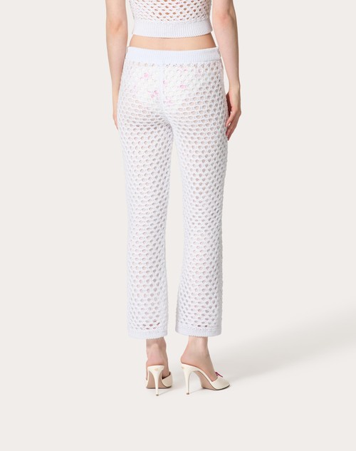 Red Valentino PANTALONI IN VISCOSE, LUREX AND PAILLETES