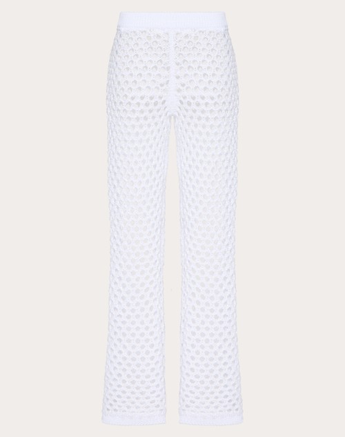 Red Valentino PANTALONI IN VISCOSE, LUREX AND PAILLETES