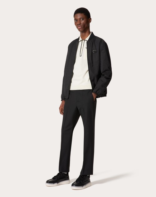 Red Valentino POLO IN COTONE CON RICAMO VLOGO SIGNATURE