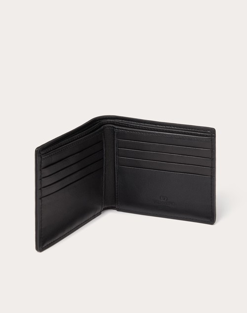 Red Valentino PORTAFOGLIO TOILE ICONOGRAPHE IN TESSUTO TECNICO CON DETTAGLI IN PELLE