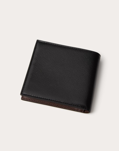 Red Valentino PORTAFOGLIO VLOGO THE BOLD EDITION IN CAPRA