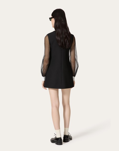 Red Valentino ABITO CORTO IN CREPE COUTURE