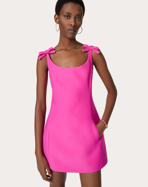 Red Valentino ABITO CORTO IN CREPE COUTURE