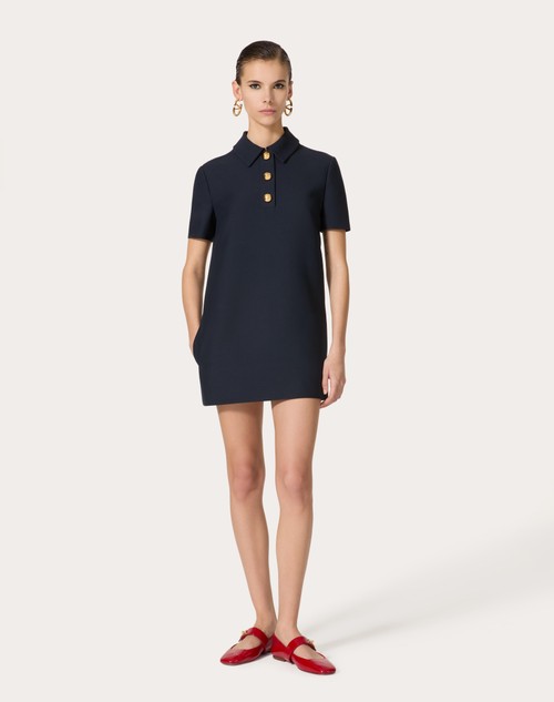 Red Valentino ABITO CORTO IN CREPE COUTURE