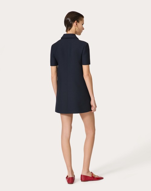 Red Valentino ABITO CORTO IN CREPE COUTURE