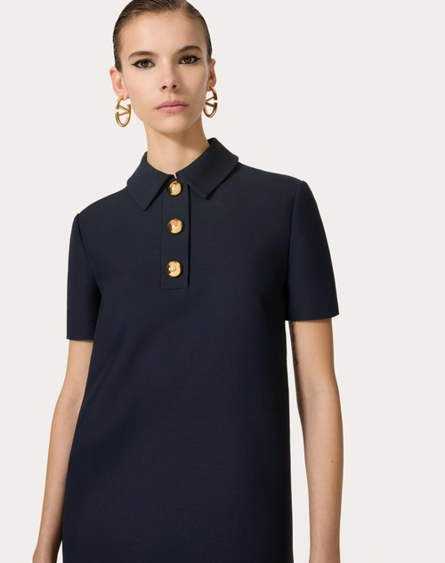 Red Valentino ABITO CORTO IN CREPE COUTURE