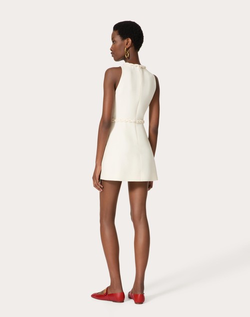 Red Valentino ABITO CORTO IN CREPE COUTURE