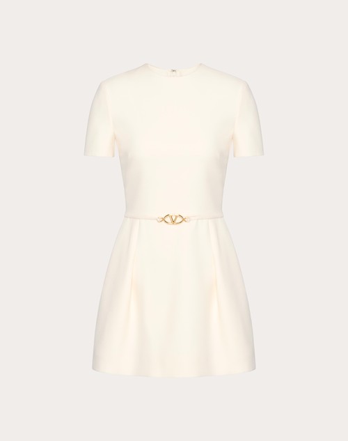 Red Valentino ABITO CORTO IN CREPE COUTURE