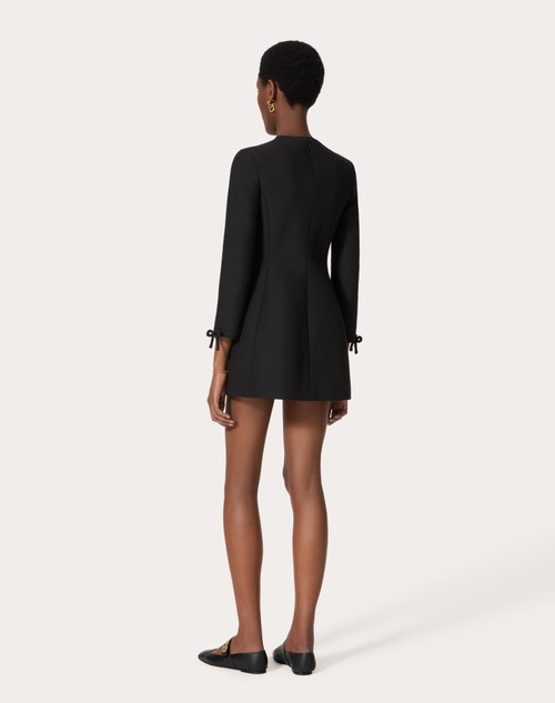 Red Valentino ABITO CORTO IN CREPE COUTURE