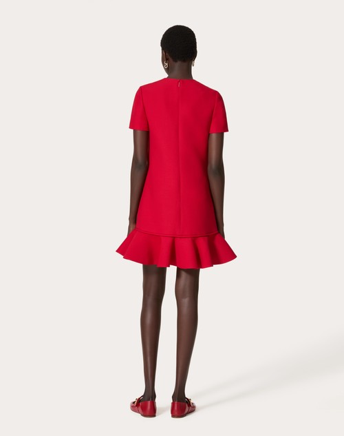Red Valentino ABITO CORTO IN CREPE COUTURE