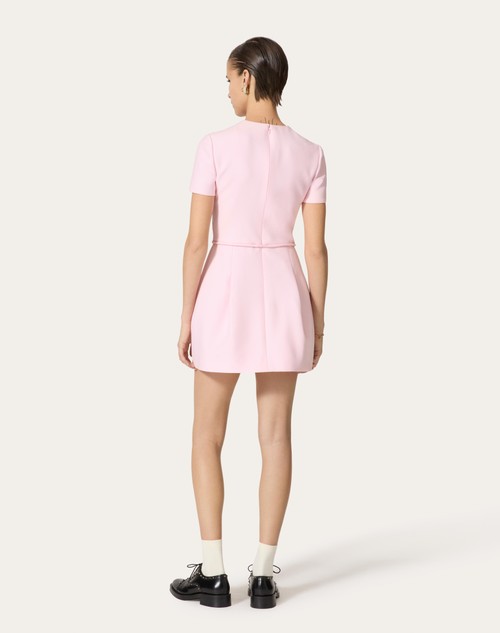 Red Valentino ABITO CORTO IN CREPE COUTURE