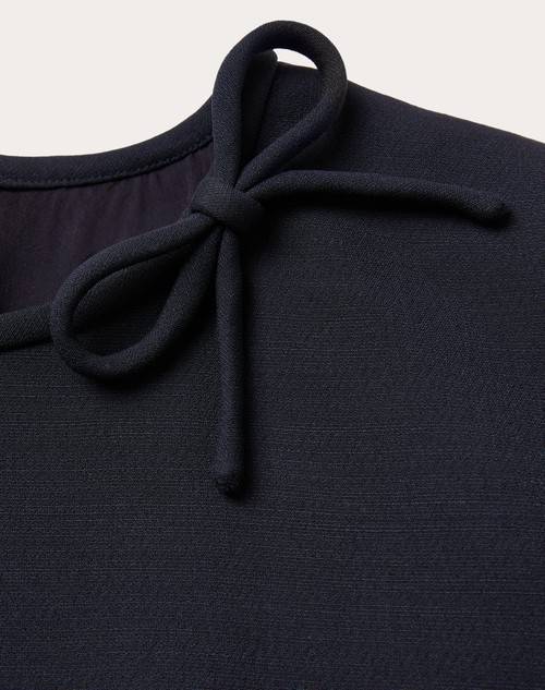 Red Valentino ABITO CORTO IN CREPE COUTURE