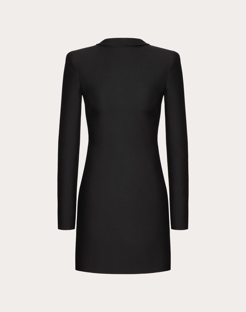 Red Valentino ABITO CORTO IN CREPE COUTURE