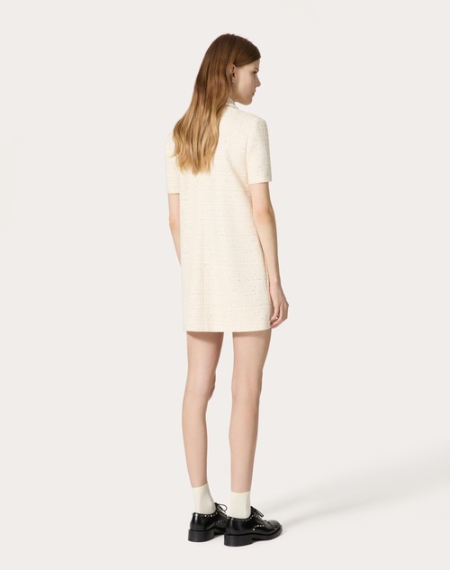 Red Valentino ABITO CORTO IN DELICATE TWEED