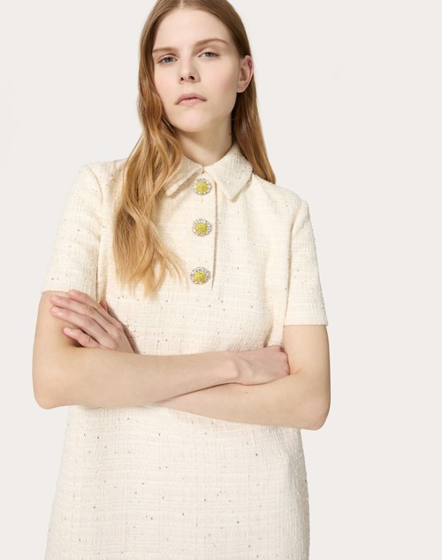 Red Valentino ABITO CORTO IN DELICATE TWEED