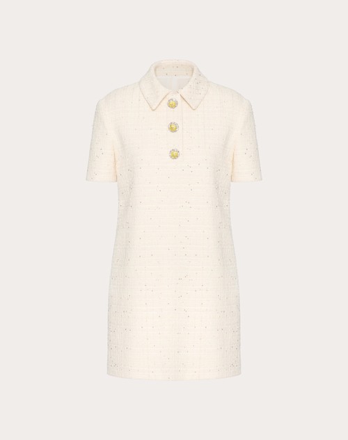 Red Valentino ABITO CORTO IN DELICATE TWEED