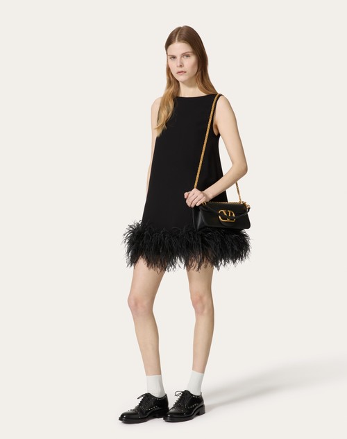 Red Valentino ABITO CORTO IN STRUCTURED COUTURE