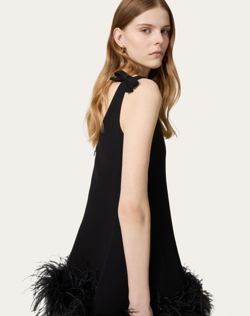 Red Valentino ABITO CORTO IN STRUCTURED COUTURE