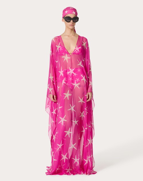 Red Valentino ABITO DA SERA IN CHIFFON STARFISH