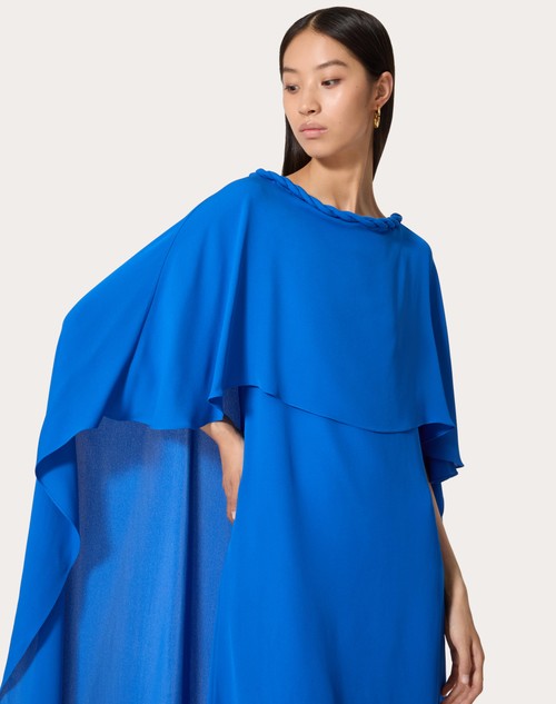 Red Valentino ABITO MIDI IN GEORGETTE DOUBLE