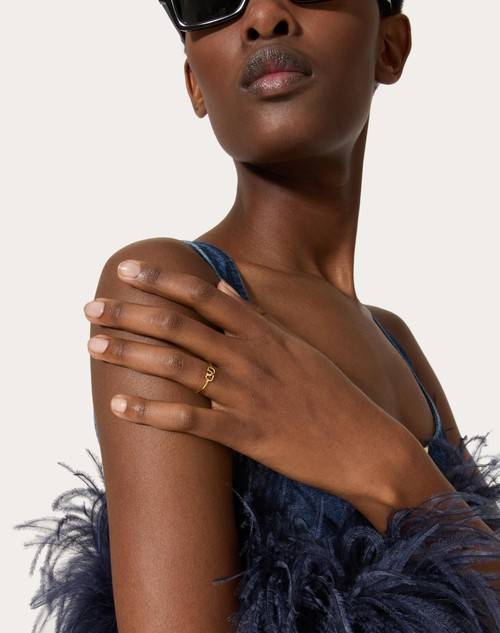 Red Valentino ANELLO VLOGO SIGNATURE IN METALLO