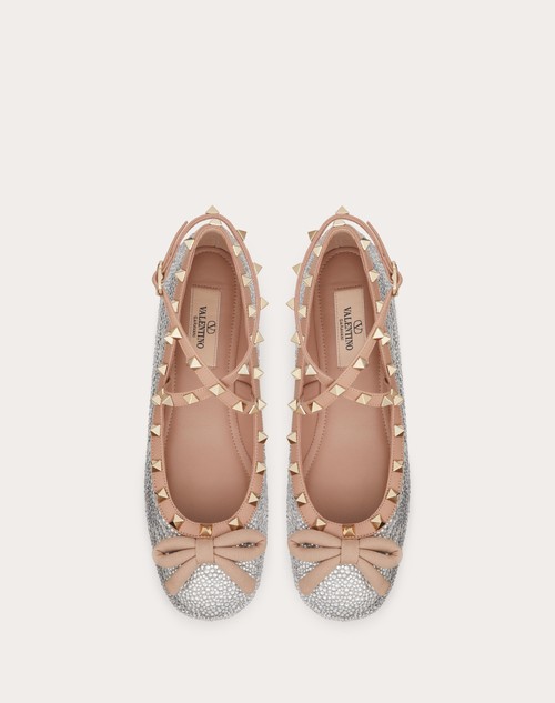 Red Valentino BALLERINA ROCKSTUD CON CRISTALLI