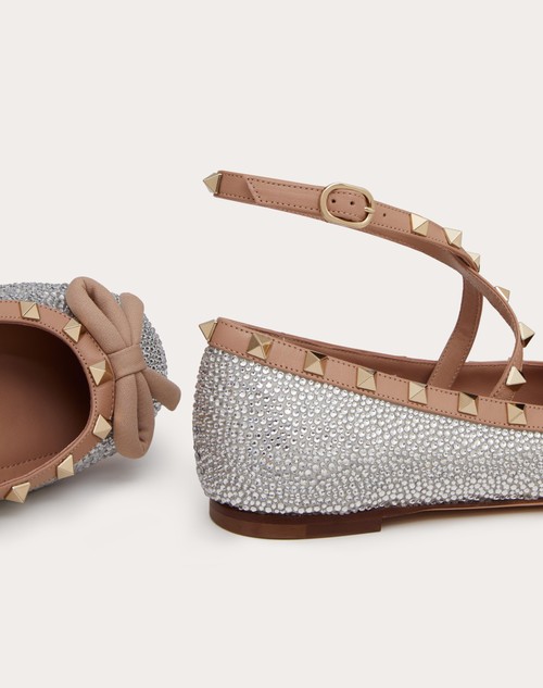 Red Valentino BALLERINA ROCKSTUD CON CRISTALLI