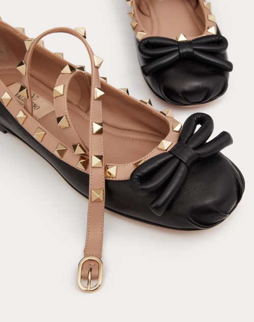Red Valentino BALLERINA ROCKSTUD IN NAPPA