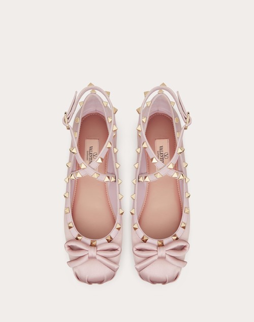 Red Valentino BALLERINA ROCKSTUD IN RASO