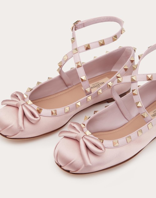 Red Valentino BALLERINA ROCKSTUD IN RASO