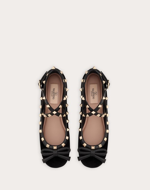 Red Valentino BALLERINA ROCKSTUD IN VELLUTO