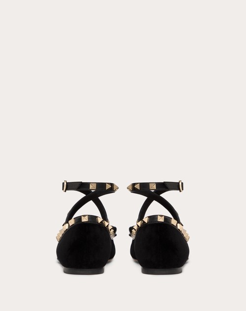 Red Valentino BALLERINA ROCKSTUD IN VELLUTO