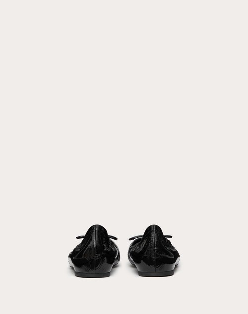 Red Valentino BALLERINA VLOGO SIGNATURE IN VERNICE