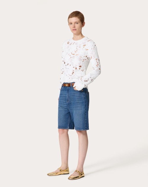 Red Valentino BERMUDA IN DENIM