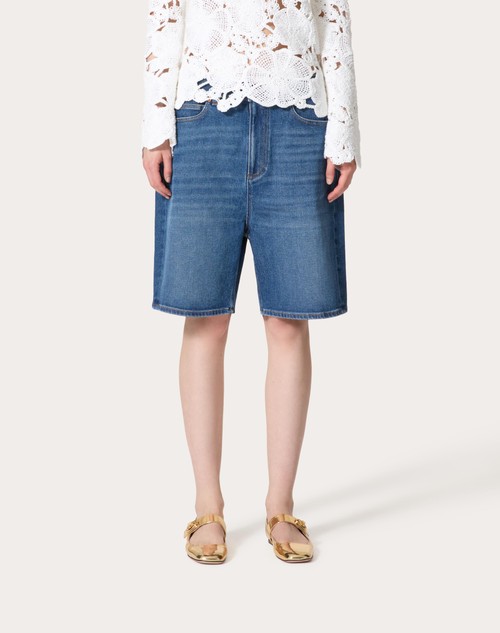 Red Valentino BERMUDA IN DENIM