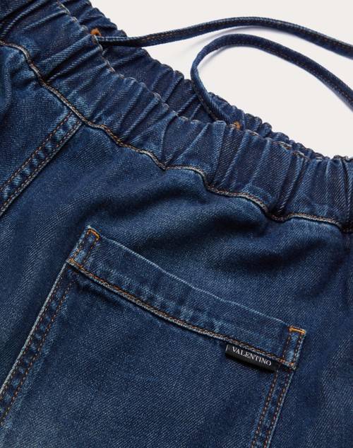 Red Valentino BERMUDA IN DENIM CHAMBRAY