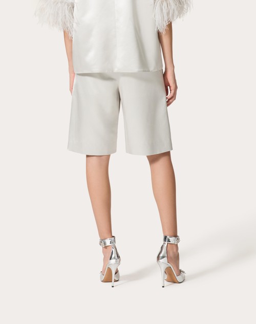 Red Valentino BERMUDA IN SATIN DE SOIE