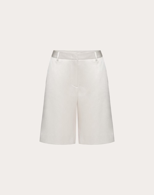 Red Valentino BERMUDA IN SATIN DE SOIE