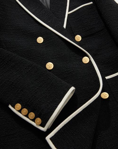 Red Valentino BLAZER IN LIGHT WOOL TWEED